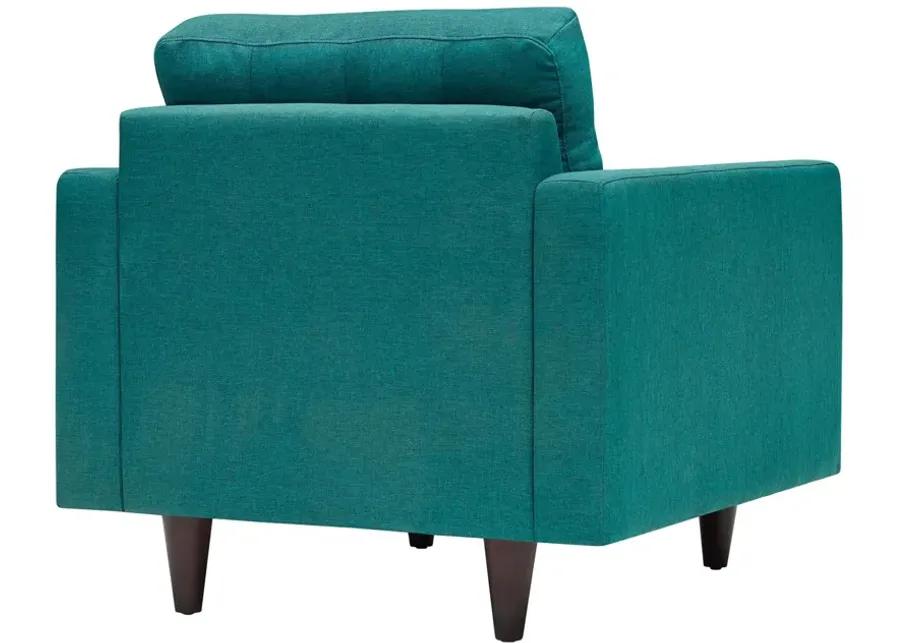 Empress Armchair Upholstered Fabric Set of 2