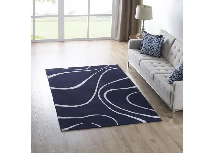 Therese Abstract Swirl 5x8 Area Rug