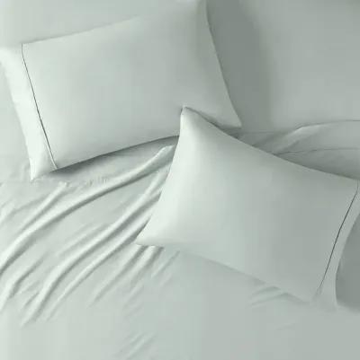 Madison Park 300 Thread Count Organic Cotton Aqua Deep Pocket Sheet Set