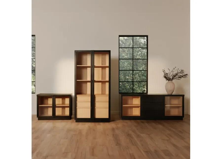 Charlotte Tall Cabinet Black