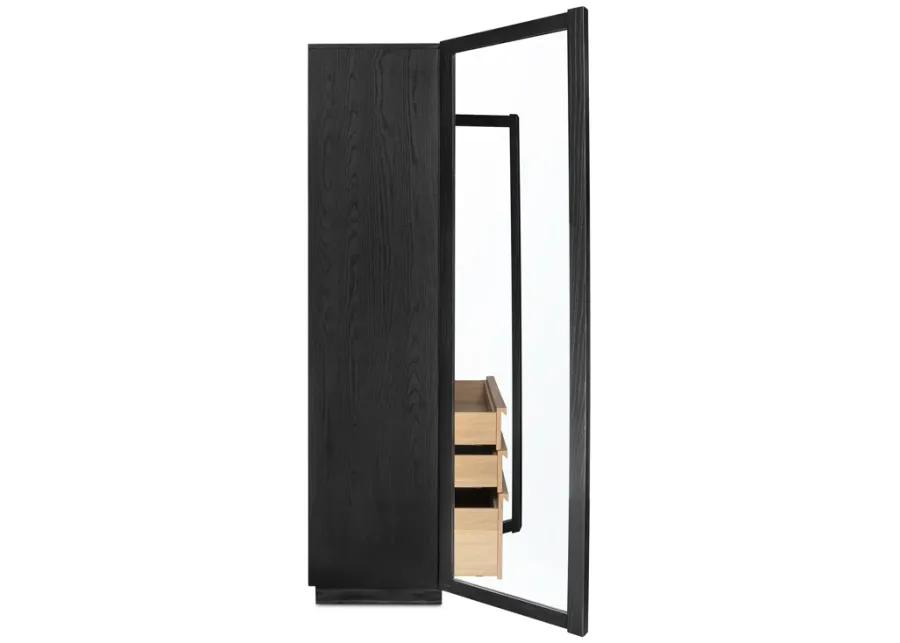 Charlotte Tall Cabinet Black