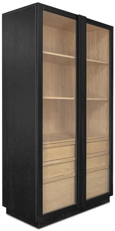 Charlotte Tall Cabinet Black