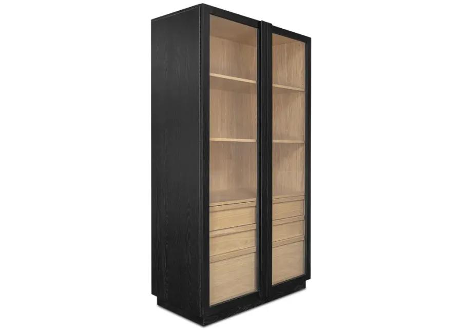 Charlotte Tall Cabinet Black