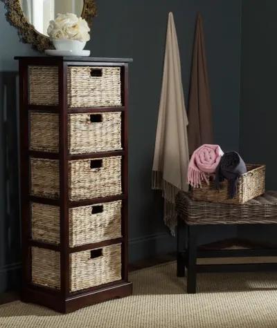 VEDETTE 5 WICKER BASKET STORAGE TOWER