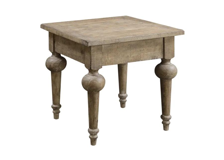 Interlude Square End Table