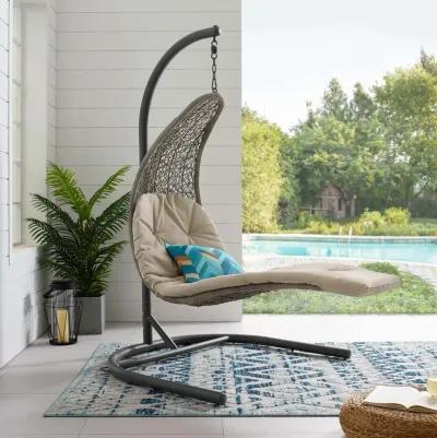 Landscape Hanging Chaise Lounge Outdoor Patio Swing Chair