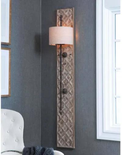 Carved Panel Sconce