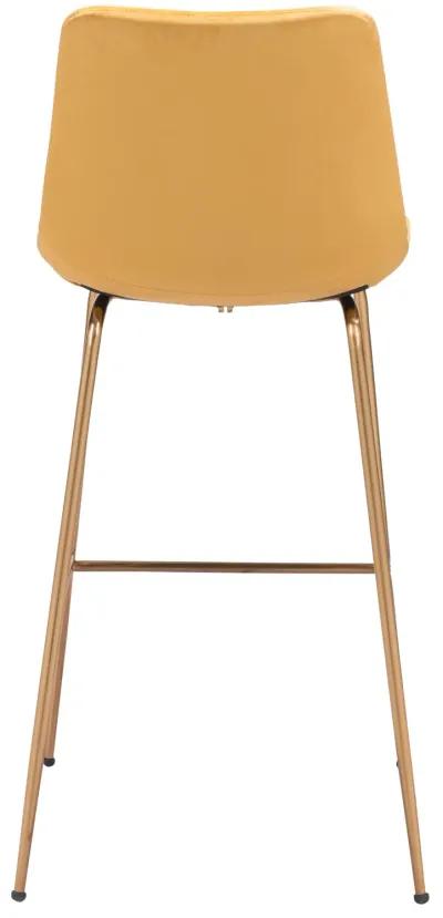 Tony Barstool Yellow & Gold