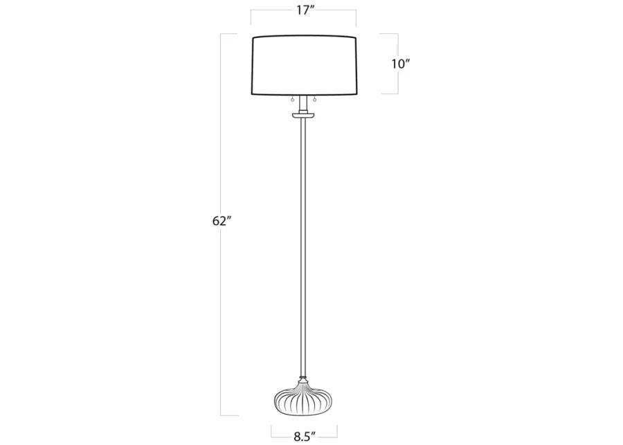 Clove Stem Floor Lamp (Antique Gold Leaf)