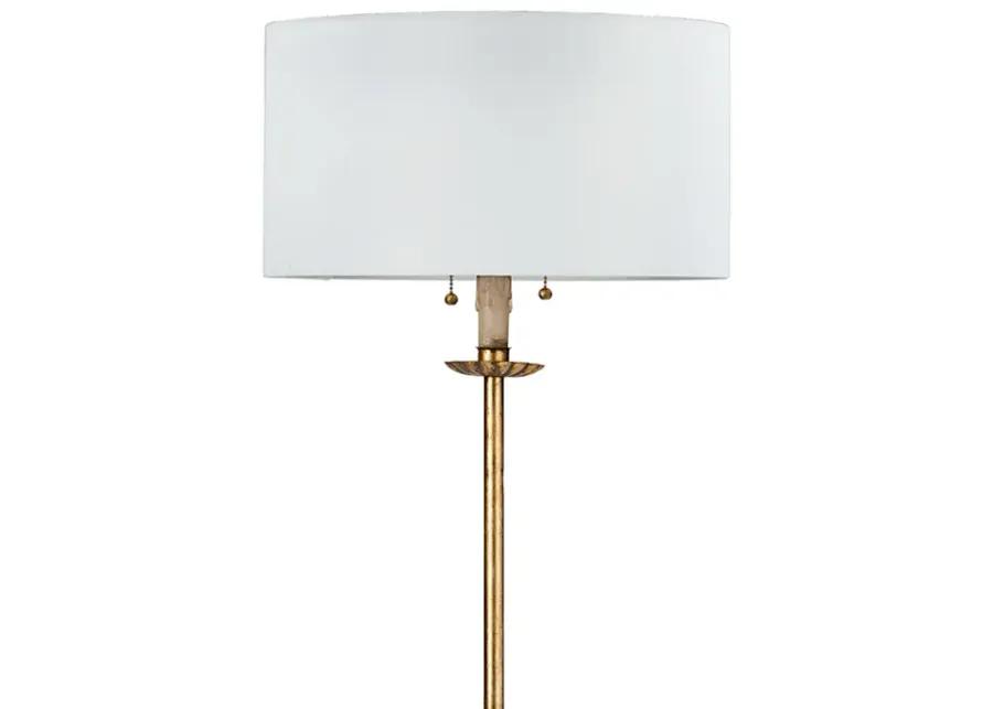 Clove Stem Floor Lamp (Antique Gold Leaf)