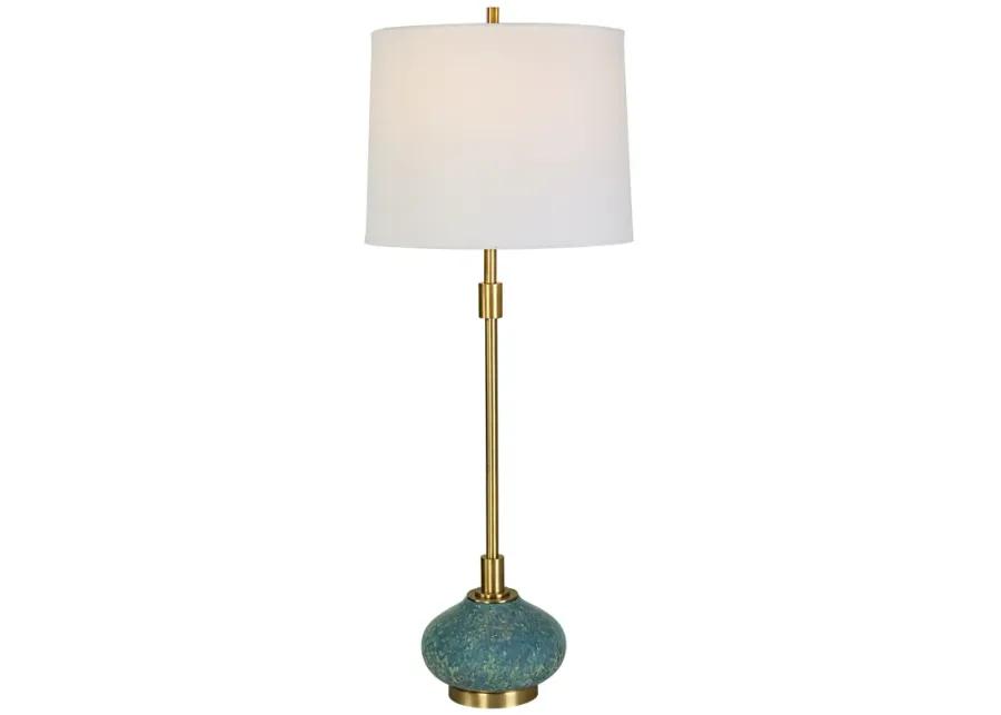 Kaimana Aged Blue Buffet Lamp