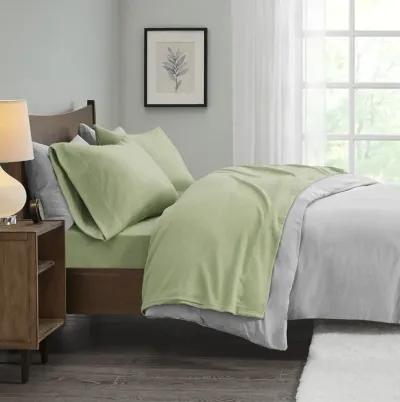 True North by Sleep Philosophy Micro Fleece Green Sheet Set