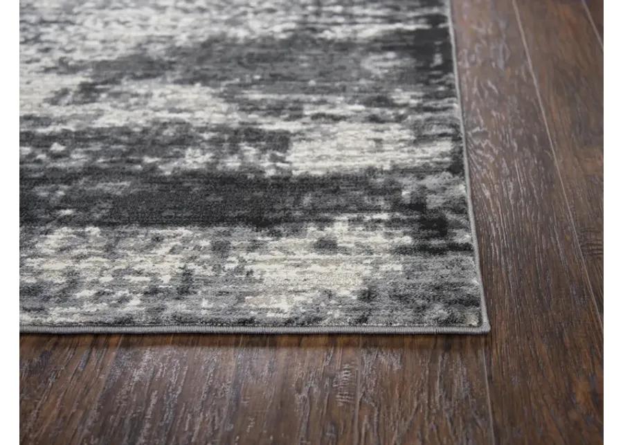 Panache Beige/Taupe Abstract Polypropylene 5'3" x 7'6" Rectangle Rug