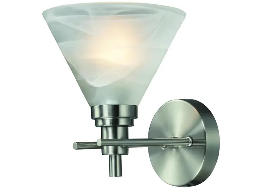 Pemberton 9" High 1-Light Sconce - Brushed Nickel