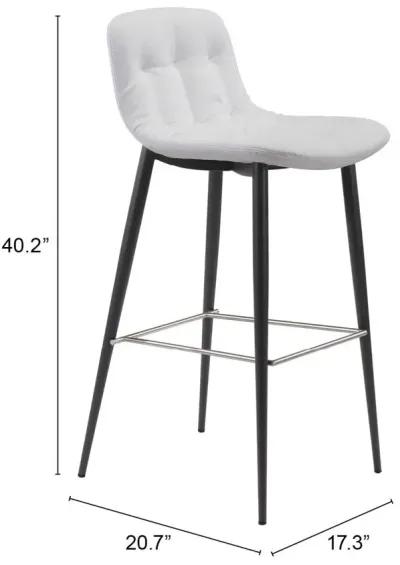 Tangiers Barstool (Set of 2) White