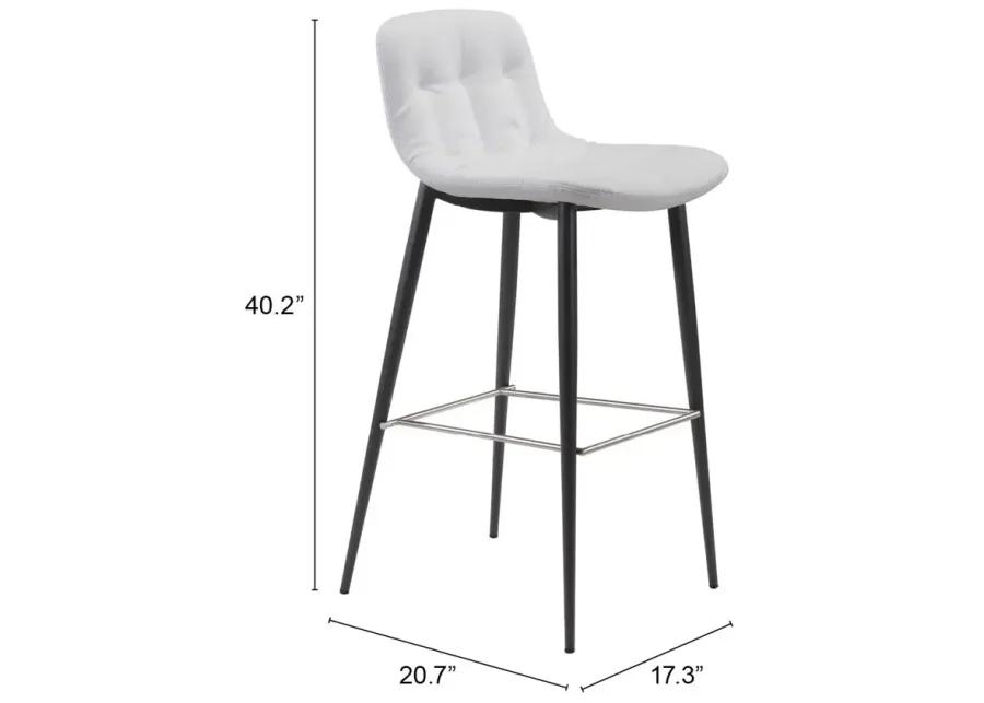 Tangiers Barstool (Set of 2) White