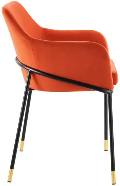 Jovi Performance Velvet Dining Armchair