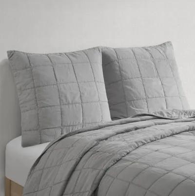 Croscill Casual Gema Grey European Pillow Sham