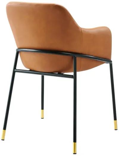 Jovi Vegan Leather Dining Chair Set of 2