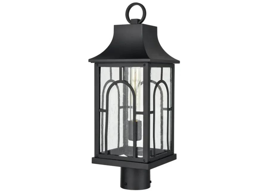 Triumph 19.75" High 1-Light Outdoor Post Light - Textured Black