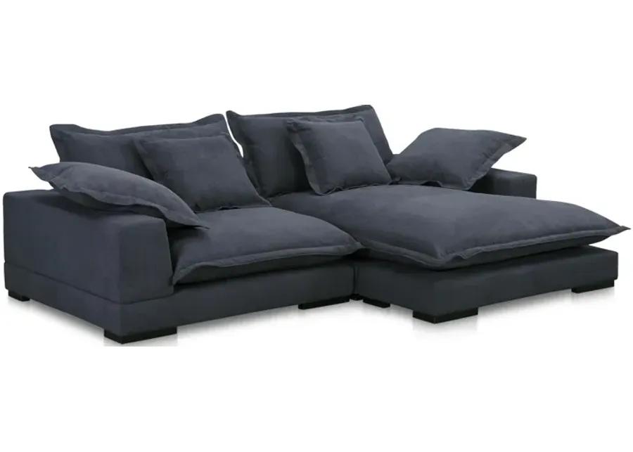 Daydream Sectional Slate Blue