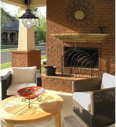 Searsport 8" Wide 1-Light Outdoor Pendant - Weathered Charcoal