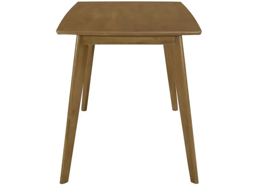 Kersey Dining Table with Angled Legs Chestnut