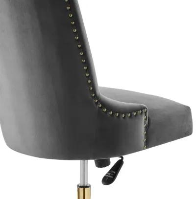 Empower Channel Tufted Performance Velvet Office Chair