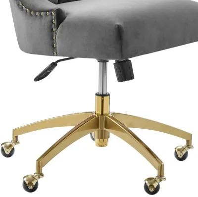 Empower Channel Tufted Performance Velvet Office Chair