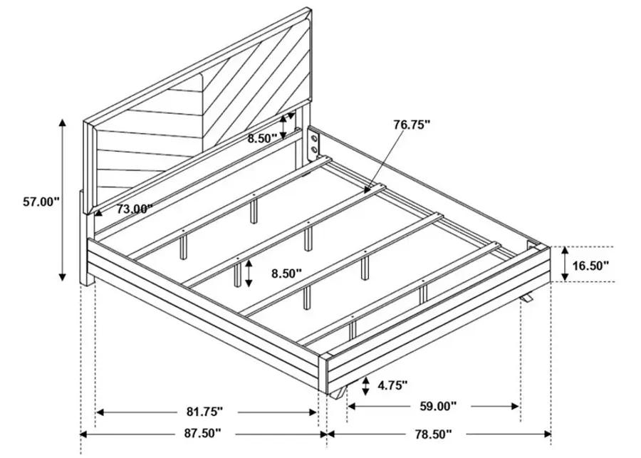 Taylor Upholstered Panel Bed