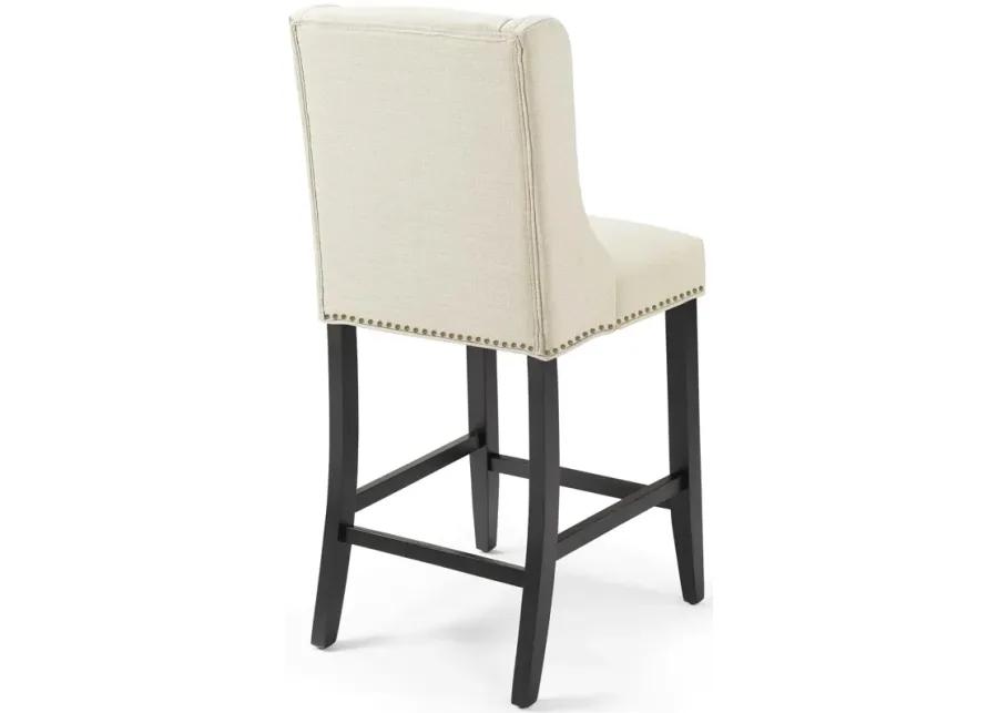 Baron Upholstered Fabric Counter Stool