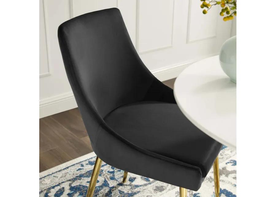 Viscount Performance Velvet Dining Chairs - Set of 2