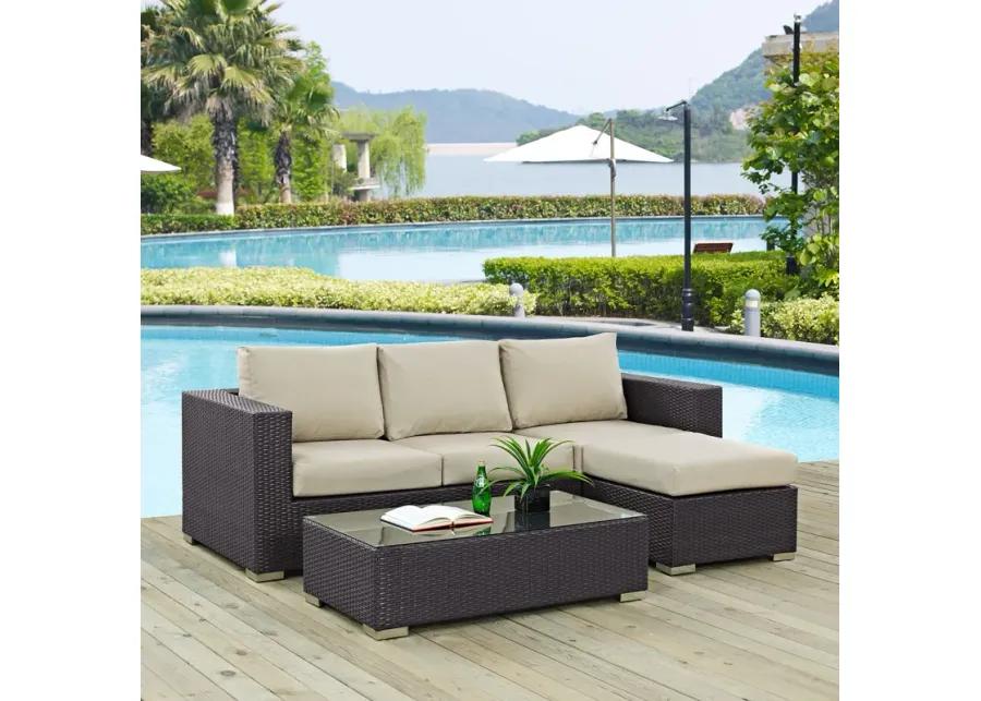 Convene 3-Piece Outdoor  Sofa Set