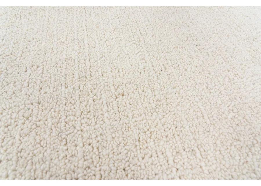 Brindleton Ivory/White Tweed Wool 5' x 8' Rectangle Rug