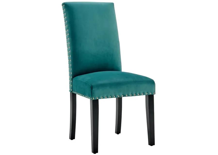 Parcel Performance Velvet Dining Side Chairs - Set of 2