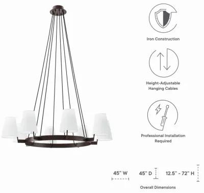 Surround 8-Light Chandelier