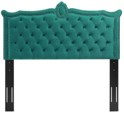 Louisa Tufted Performance Velvet Twin Headboard