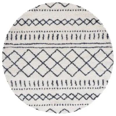 ARIZONA SHAG Round Power Loomed 3'-2" x 3'-2" Round Rug