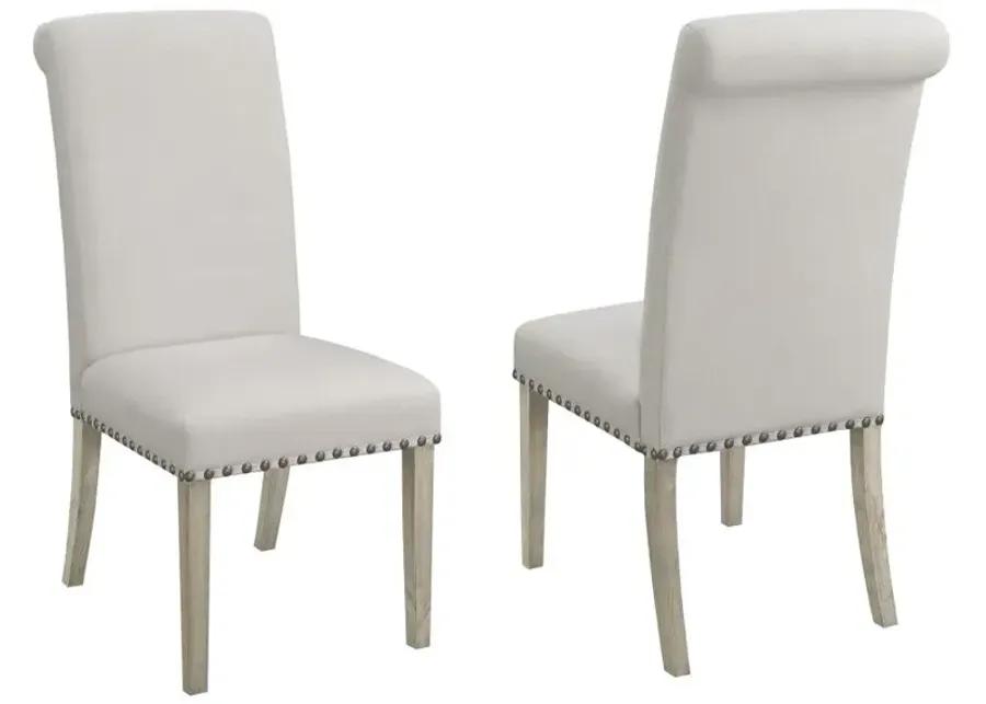 Aberdeen Upholstered Side Chairs Rustic Smoke And Grey (Set of 2)