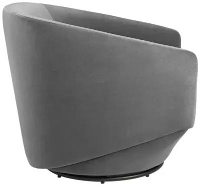 Series Performance Velvet Fabric Swivel Chair