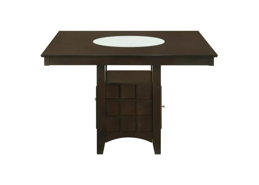 Gabriel Square Counter Height Dining Table Cappuccino