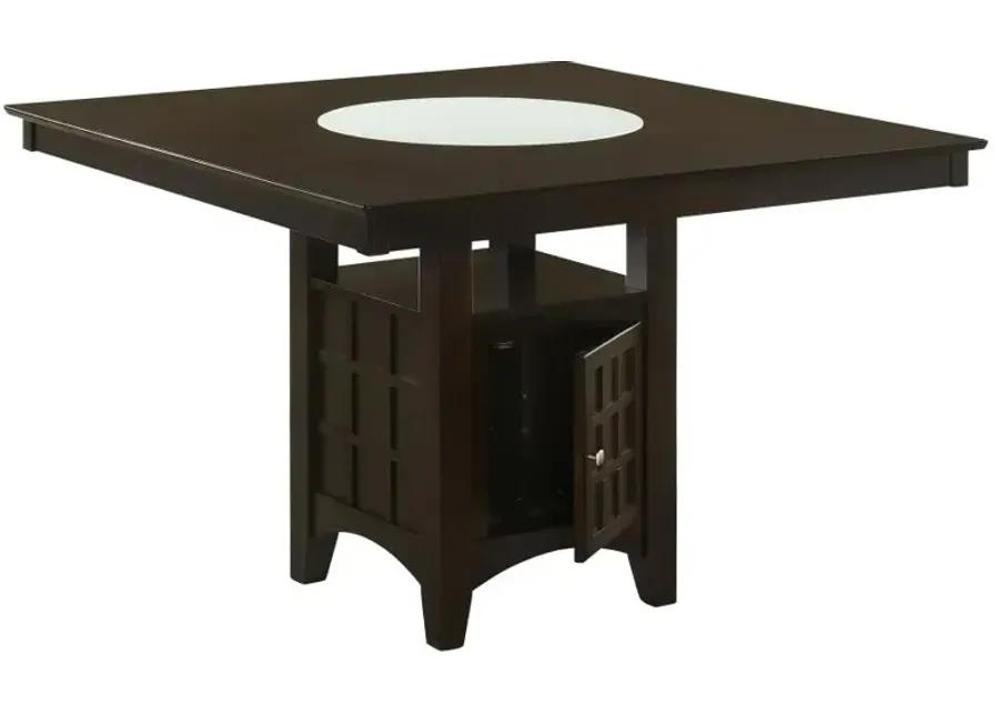 Gabriel Square Counter Height Dining Table Cappuccino