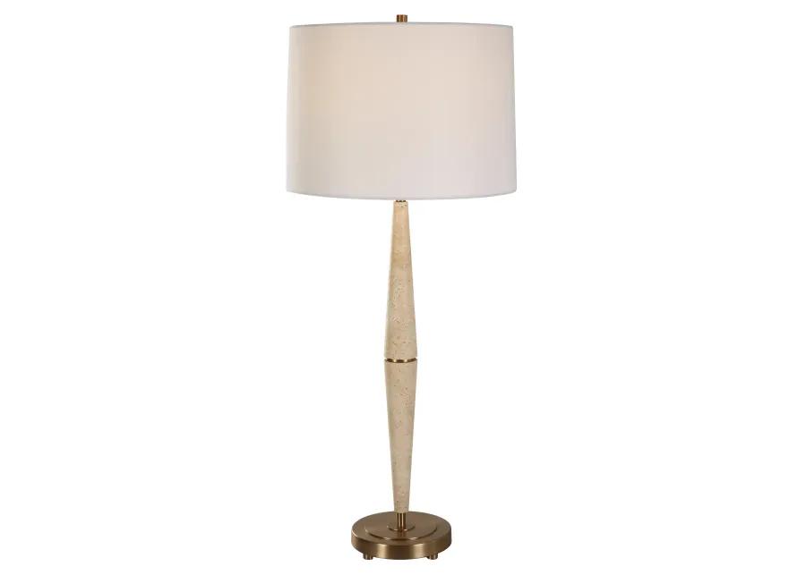 Palu Travertine Table Lamp