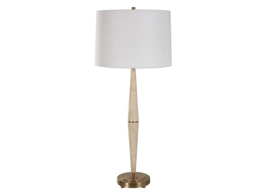 Palu Travertine Table Lamp