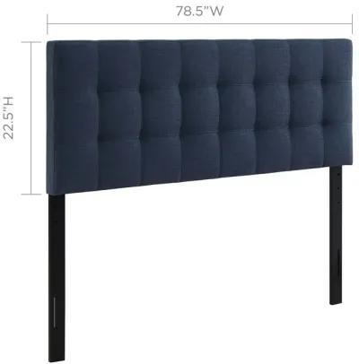 Lily King Upholstered Fabric Headboard