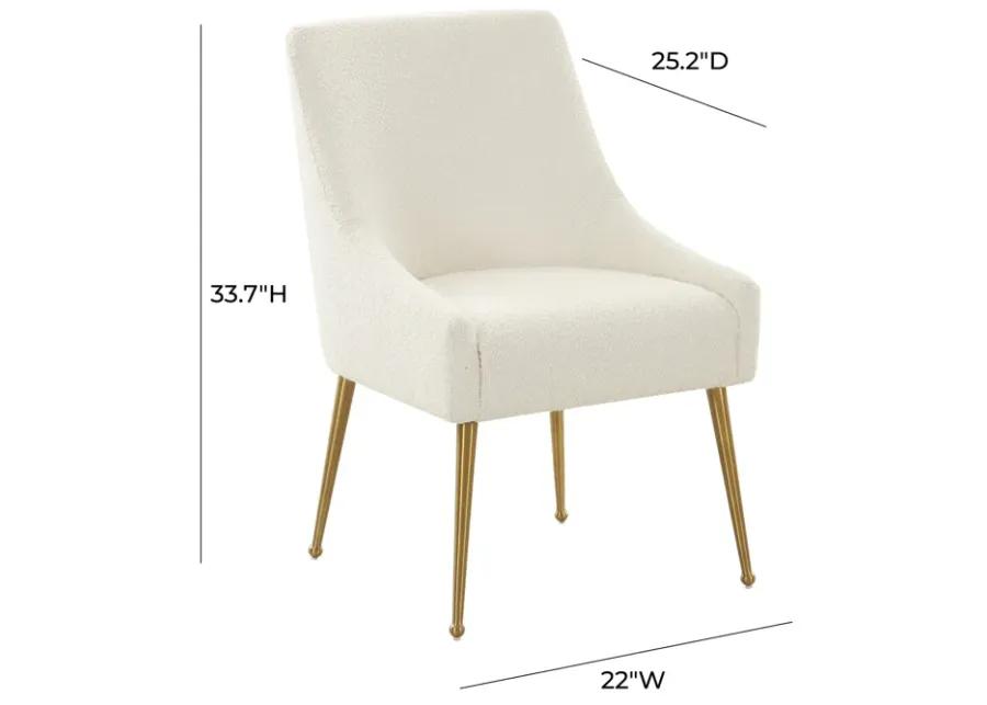 Beatrix Cream Boucle Side Chair