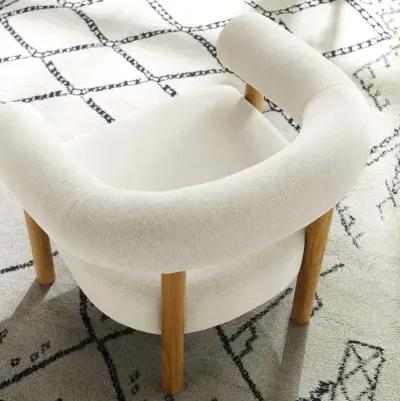 Sable Upholstered Fabric Armchair