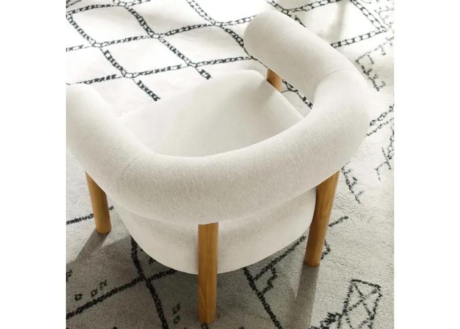 Sable Upholstered Fabric Armchair