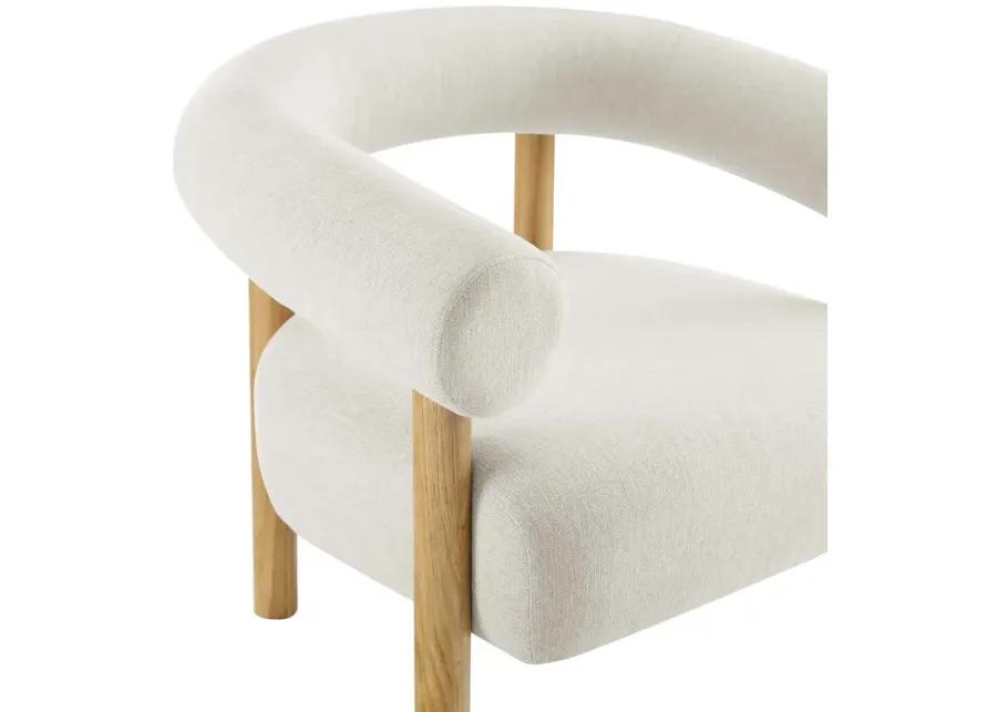 Sable Upholstered Fabric Armchair