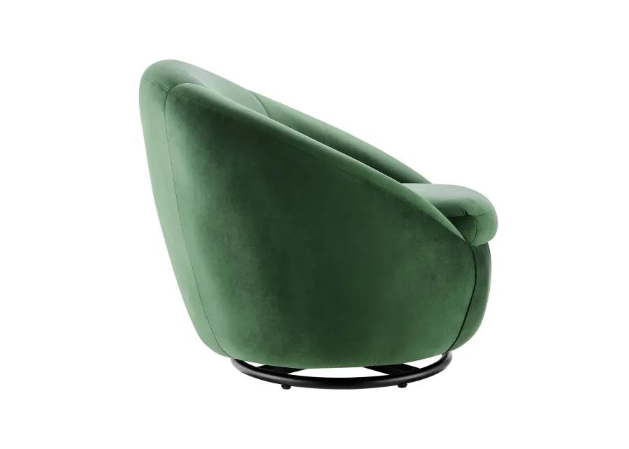 Buttercup Performance Velvet Performance Velvet Swivel Chair